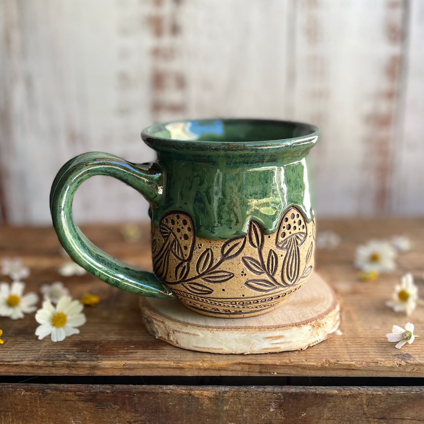 6. 17oz. Snail and Mushroom Mug