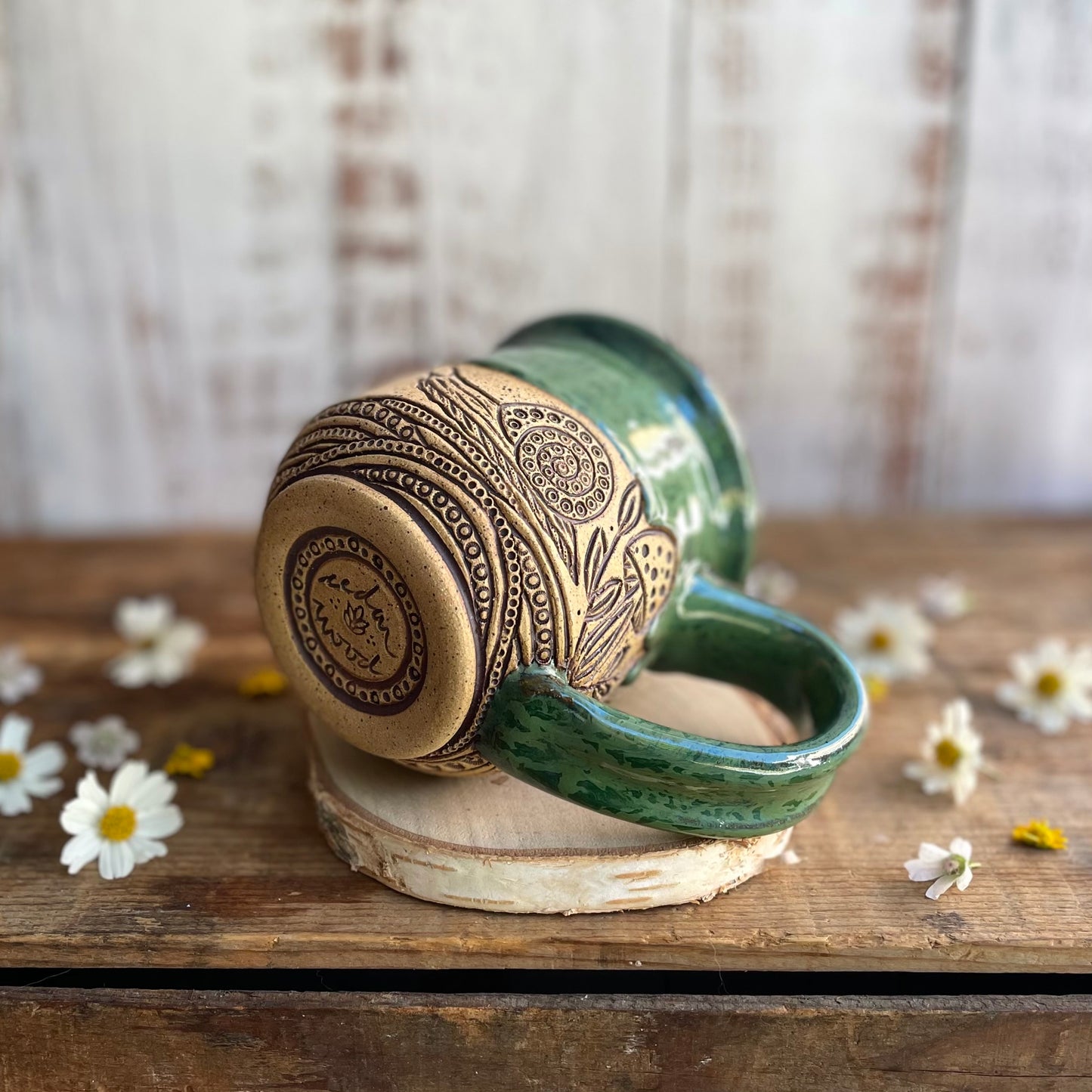 6. 17oz. Snail and Mushroom Mug