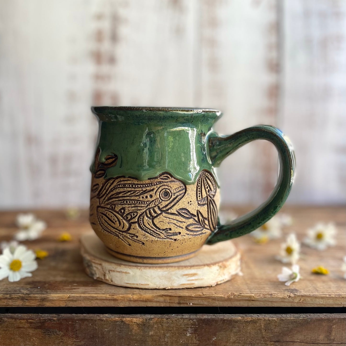 7. 18oz. DISCOUNTED Frog Mug