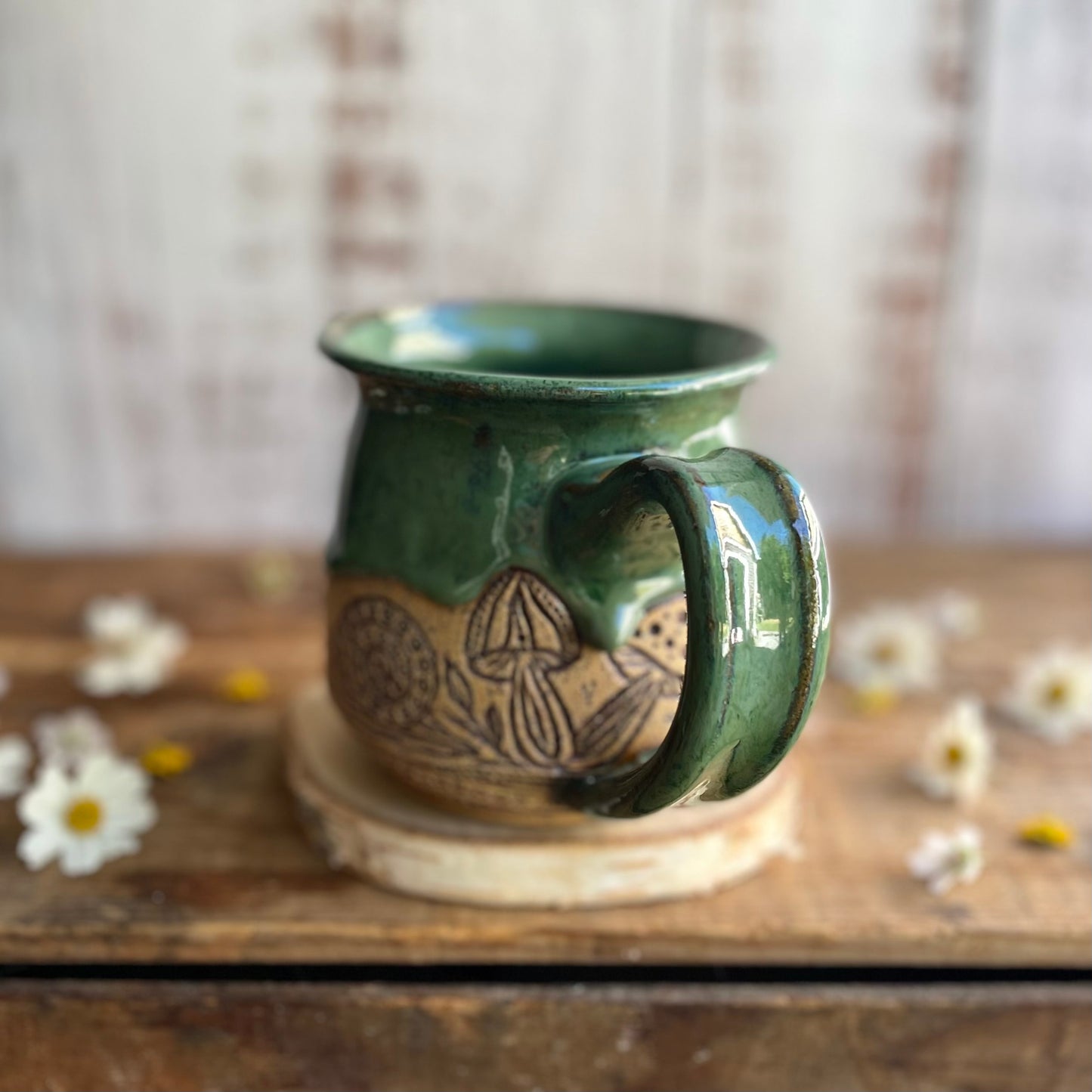 8. 18oz. Snail and Mushroom Mug