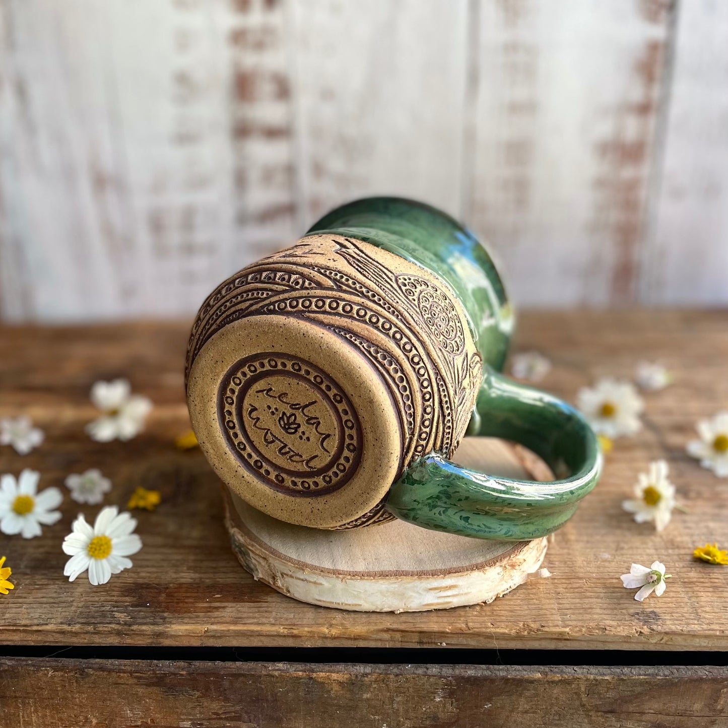 8. 18oz. Snail and Mushroom Mug