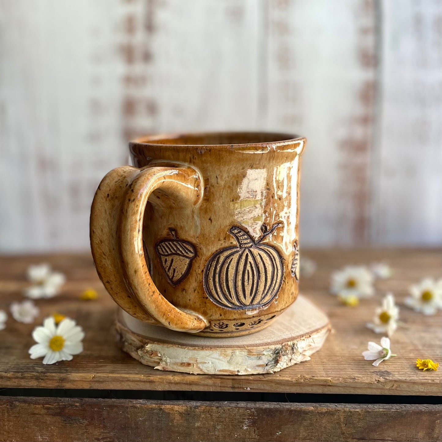 14. 16oz. Pumpkin and Acorn Mug