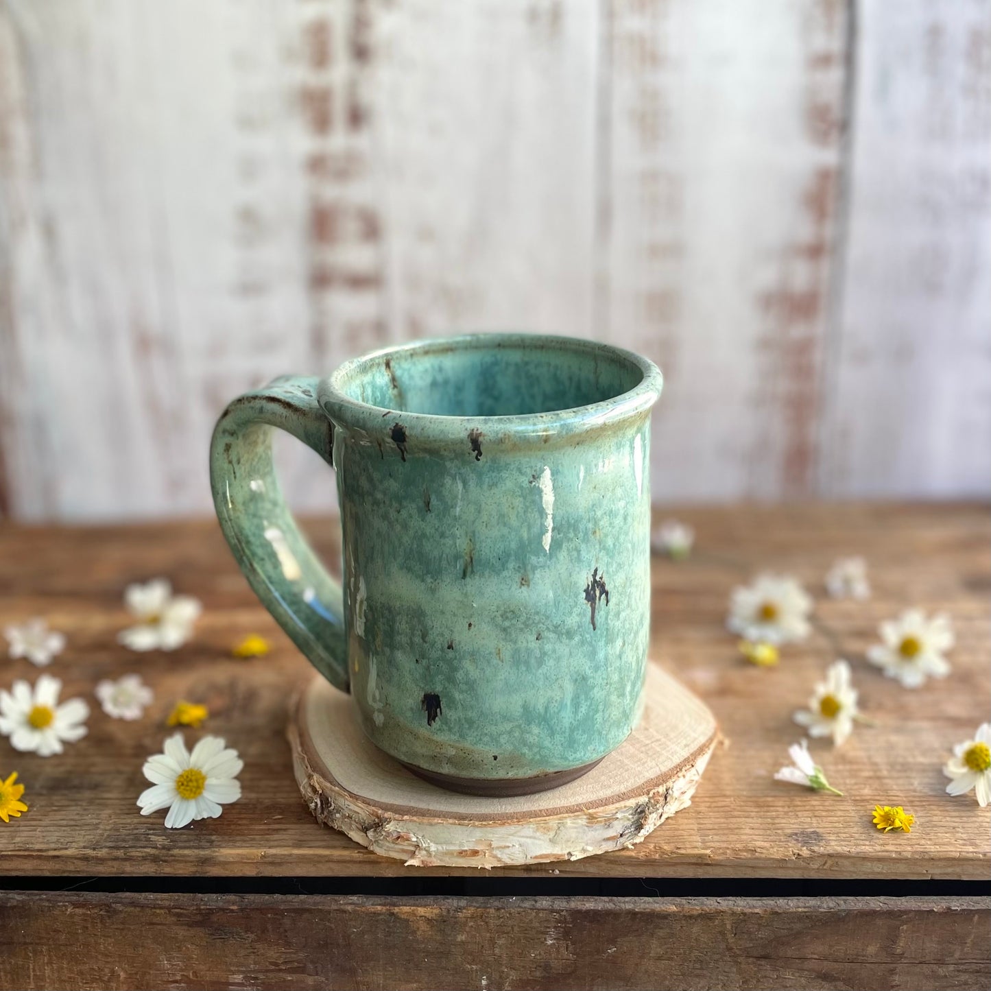 20. 16oz. Honeybee and Wildflower Mug