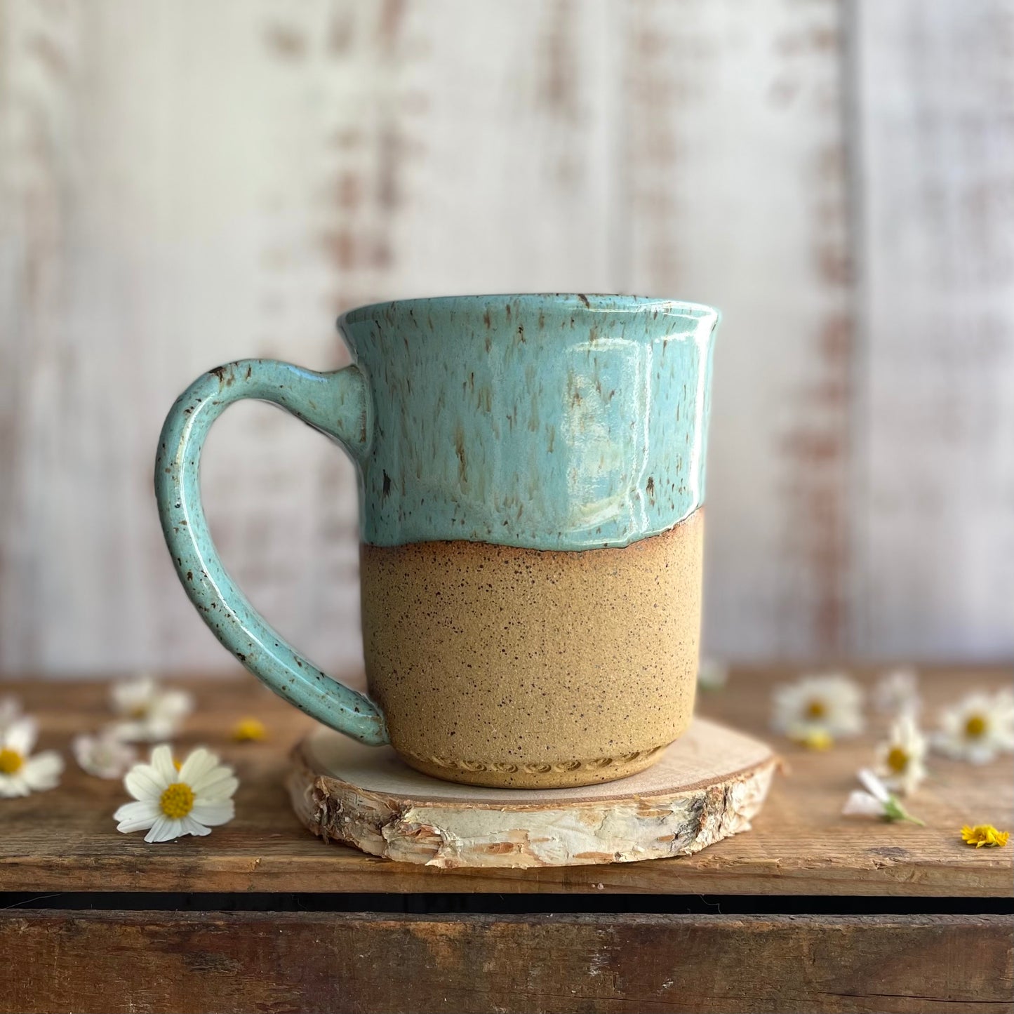 21. 17oz. Monarch and Wildflower Mug