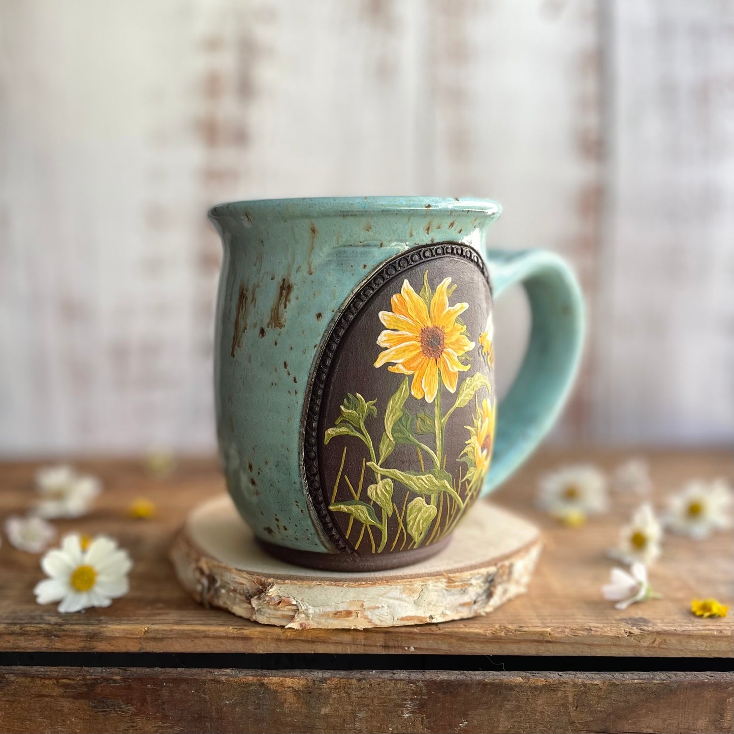 23. 17oz. Sunflower Mug