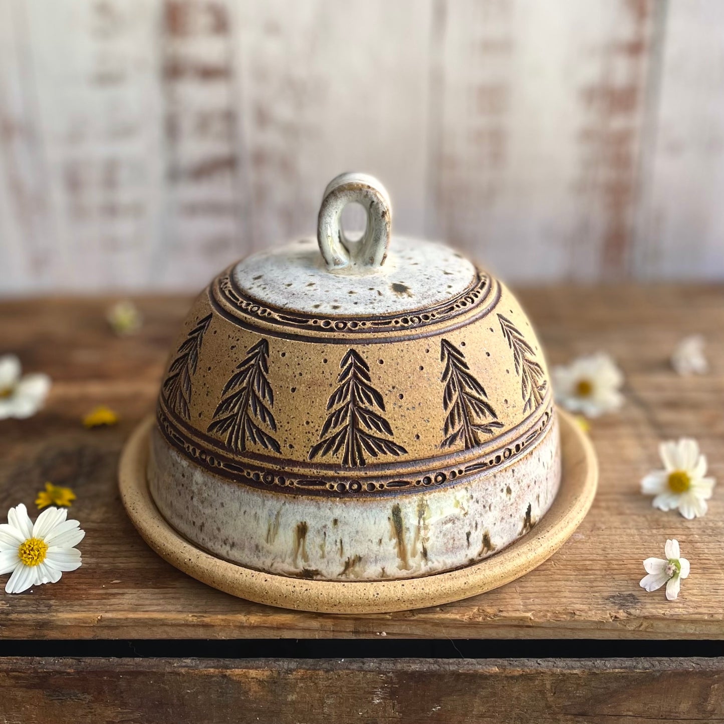 47. Forest Butter Dish