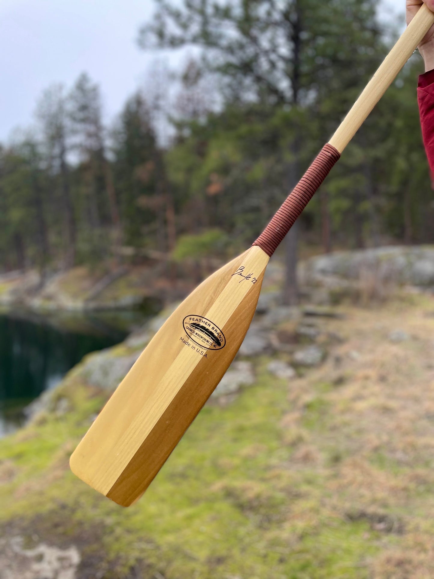 Rainbow Trout Canoe Paddle